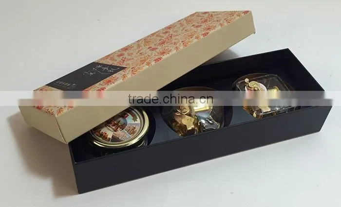 Transparent keychain romantic Wedding Favor Small Merry Christmas Gift Music Box