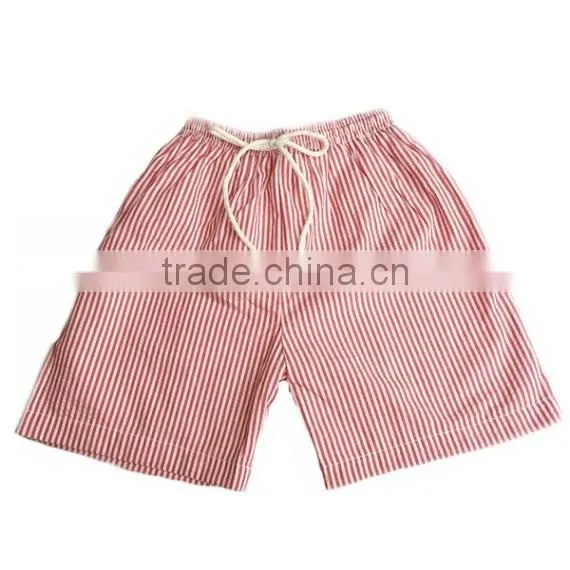 Monogrammed Boy's Seersucker swim trunks