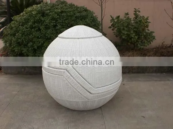 Outdoor Round Shape Stackable Wicker Sofa Set