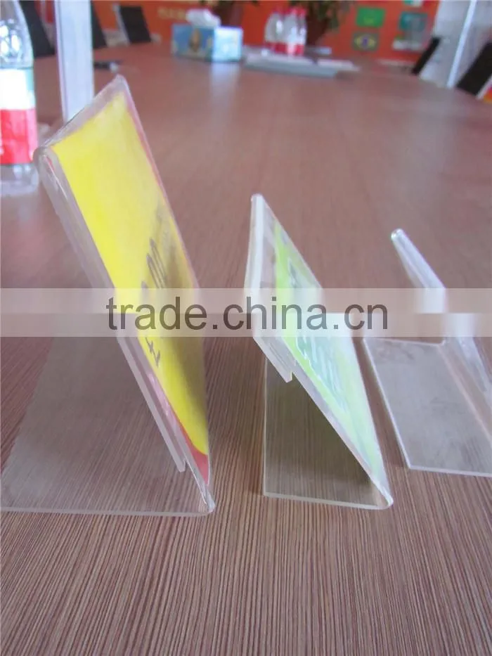 Customized plastic poster advanced 5x7 acrylic sign holder