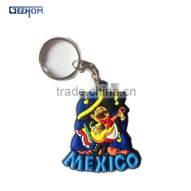 cheap custom keychain, wholesale 3d pvc key ring