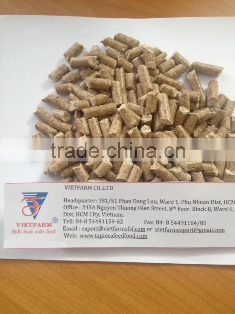 Tapioca residue pellet for animal feed with the best price