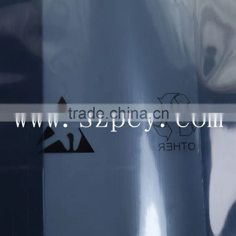 silver gray expranding organ antistatic/static shielding bags