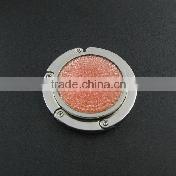 Customized Logo Promotion Round Foldable Bag hanger
