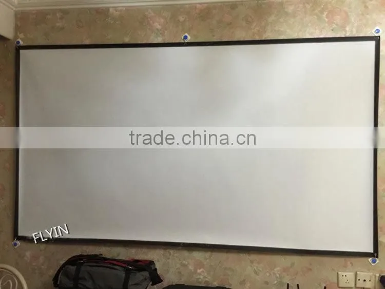 100 inch 16:9 Ratio Manual Fabric Projection Screen Projector Screen