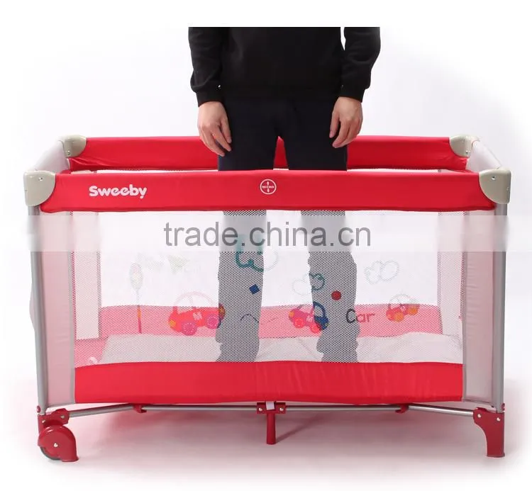2016 Wholesale Customizable Baby Playpen Foldable Baby Play Yard