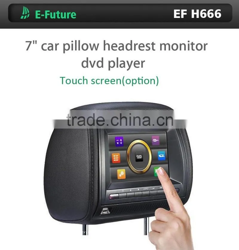 manufacturers 7inch TFT LCD DVD headrest car monitor car headrest