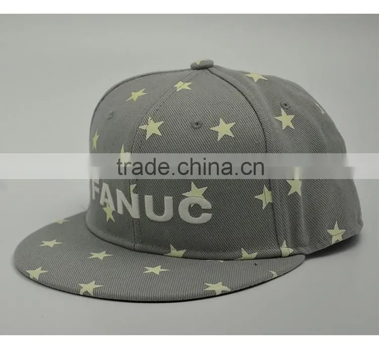 New Fashion Custom Cotton Embroidery Snapback Cap Flat Brim Hats And Caps