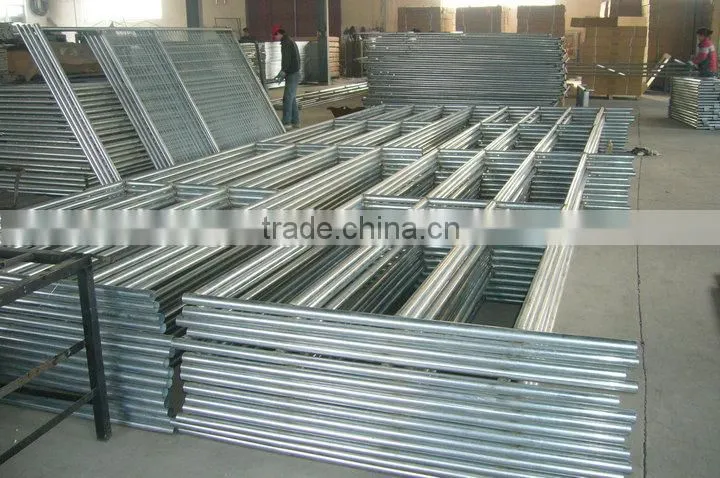 Stables for cattle barrier in galvanized for cattle