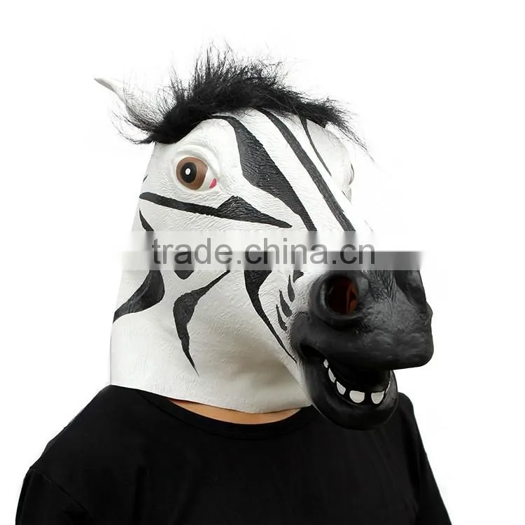 anti-dust latex Wild Animal zebra Face party mask Children size