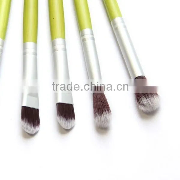 24pcs vegan bamboo handle makeup brush set with powder angled foundation lip eye brush