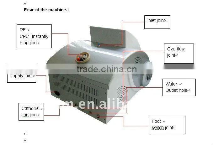 E-light (ipl+rf) epilator skin rejuvenation beauty equipment