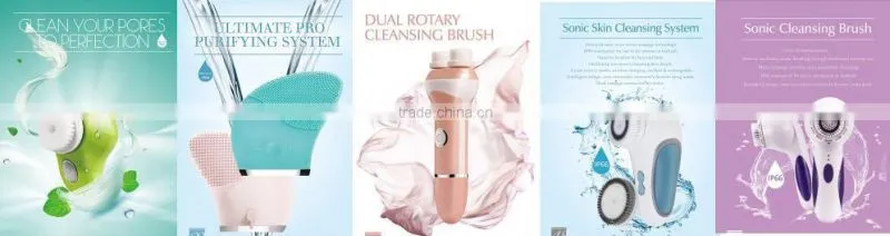 Sonic face cleansing brush