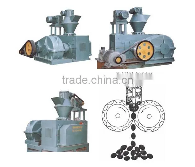 Hot selling coal powder briquette press machinery /gypsum powder ball pressing machine with good quality
