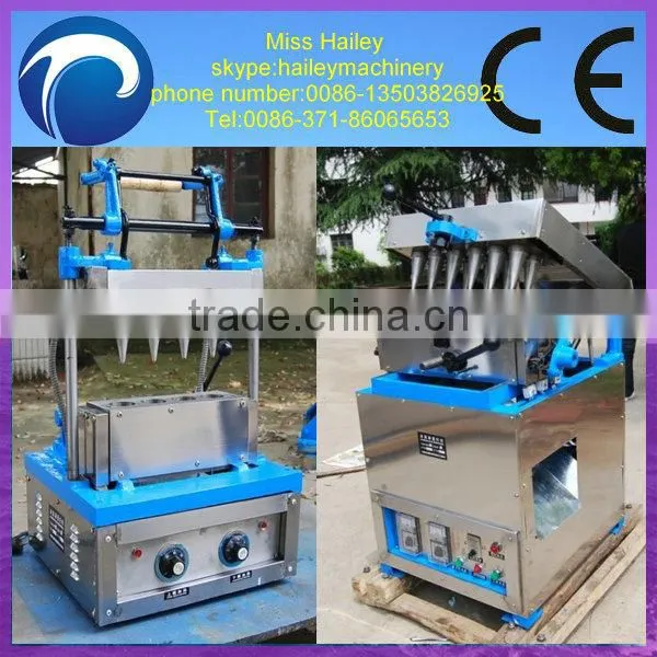 0086-13503826925 hot sale stainless steel pizza/ice cream cone machine price