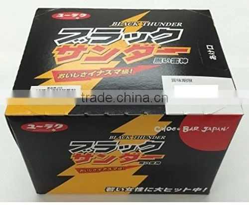 Japan Chocolate Snack Black Thuder Popular Okashi