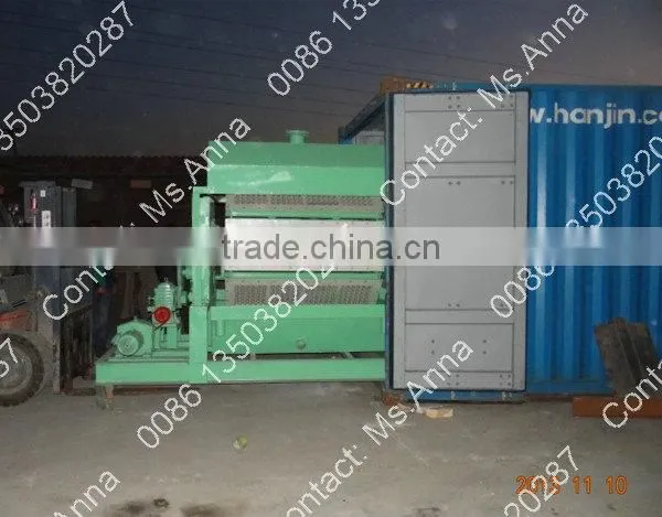 Recycled paper egg carton box making machine