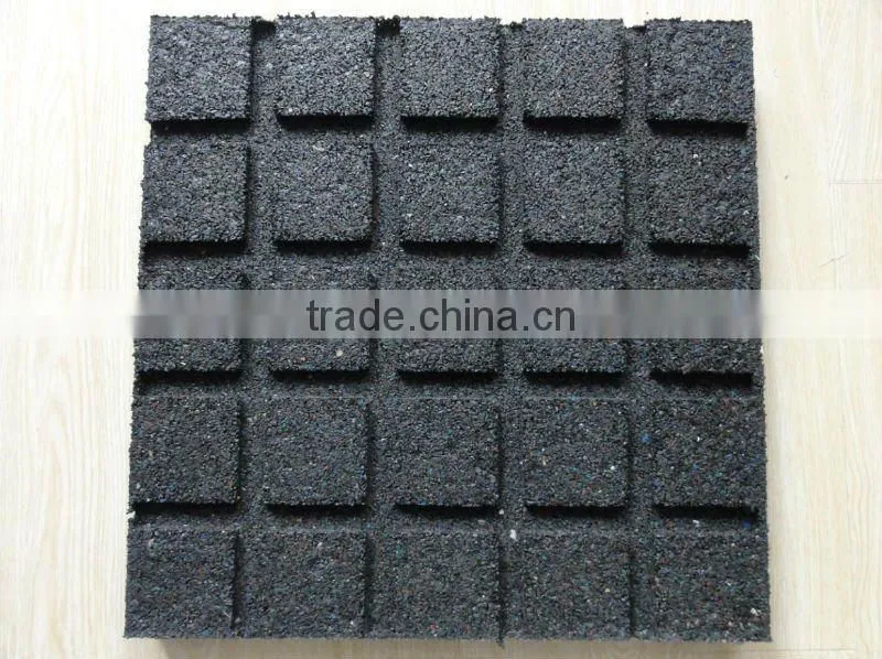 PIN-HOLE PLAYGROUND RUBBER TILE