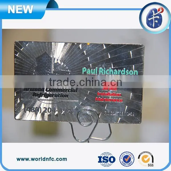 New Products Laser Cut Metal Business Card