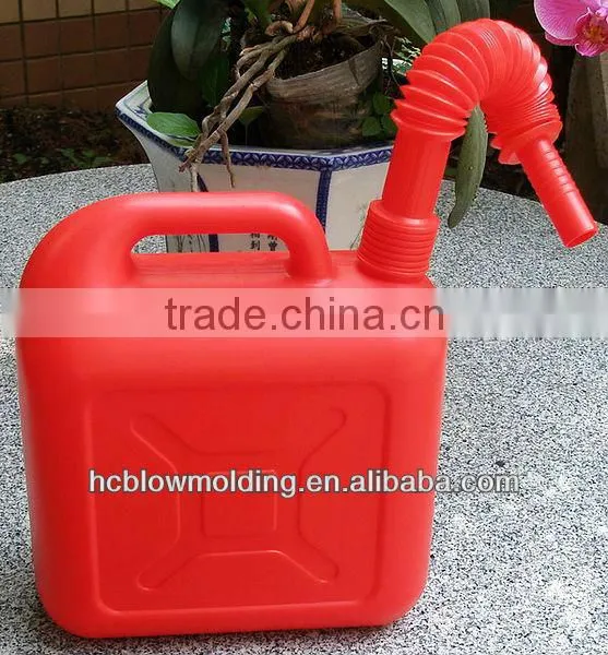 OEM Blow Molding PE Plastic Red Jerry Can Gasoline Drum Fuel Tank For Sale