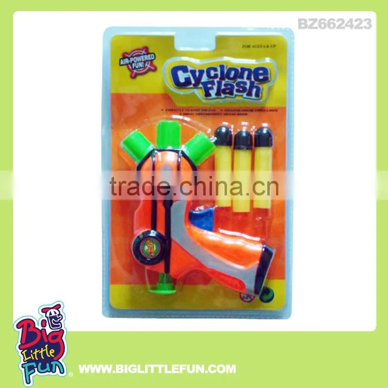 Light up spinning toy,flying saucer gun toys