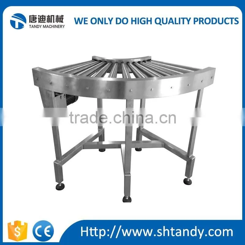 90 degree 180 degree turning roller/belt conveyor