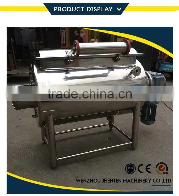 New style static seal horizontal mixing tank