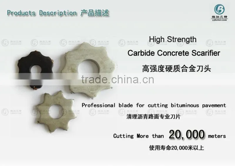 tungsten carbide scarifier cutters