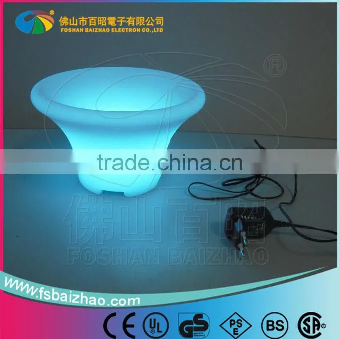 Plastic Colorful changing remote LED ice bucke LED lights