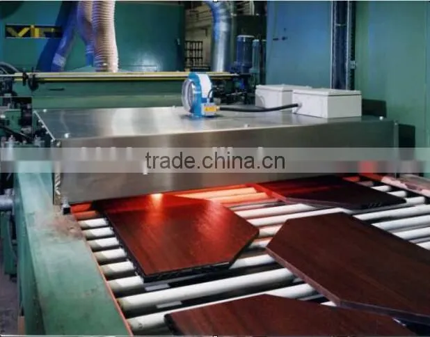Shortwave tubular infrared emitter for Timber surface curing