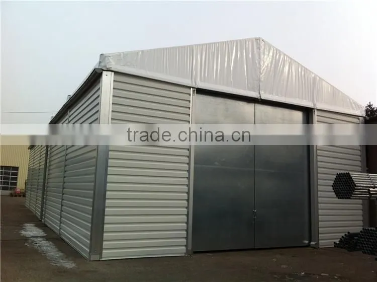 Temporary warehouse tent & storage solution