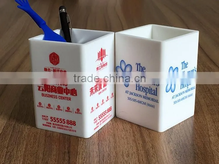 Hots selling cute stationery Silicone pen holder