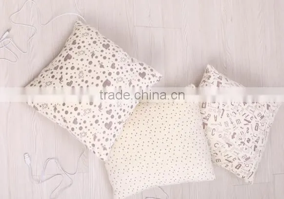 Supply fashion crystal velvet USB heating cushion/pillow