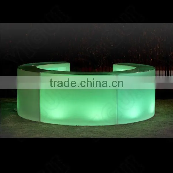 2016 factory direct sale amazing LED bar counter table with remote control