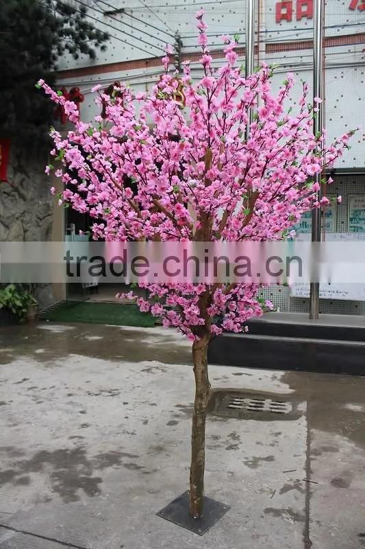 Artificial cherry blossom tree with silk flowers
