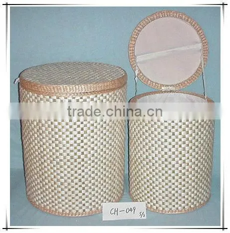 wheat straw storage basket & Corn husk storage basket