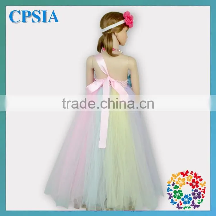 Latest Flower Birthday Dress For Baby Girl Party Dress Pictures