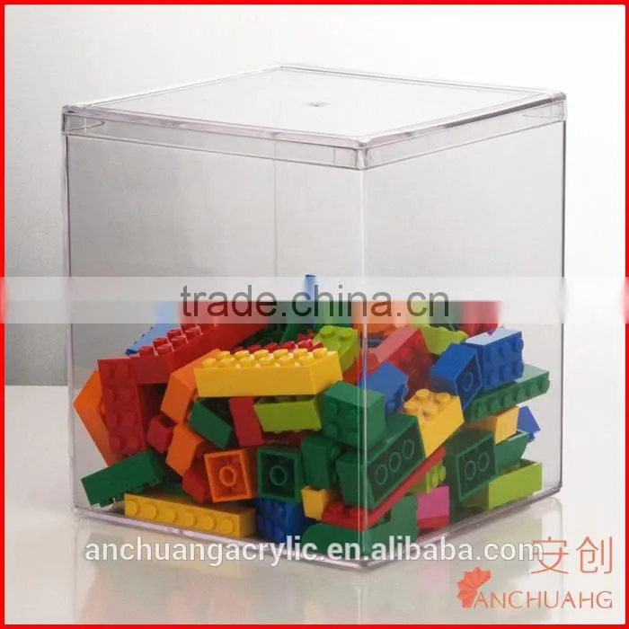 Acrylic Box/Case Plastic Container with Removable Lid