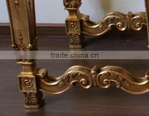 Luxurious Large size console table with black marble