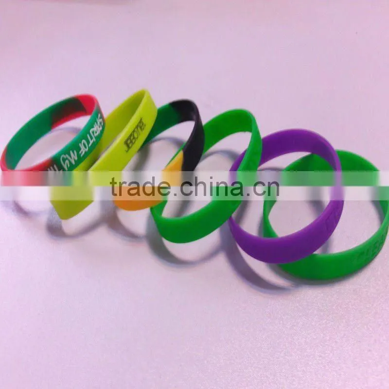 fashion colorfulcool silicone bracelet for boy