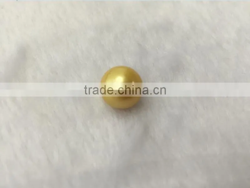 Grade AAA 9-10mm Genuine Natural gold Loose South Sea Pearls