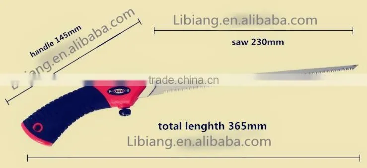 Long wooden handle garden saw
