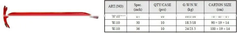 Wrecking bar-W-10