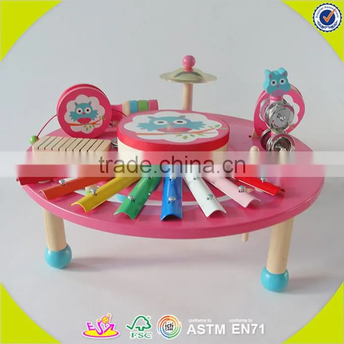 Wholesale kids teaching aid wooden musical instruments toy hot sale wooden musical instruments toy W07A021