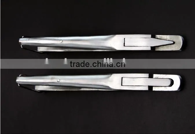 V-Cut Ear Notcher Veterinary Instrument Stainless steel U /V type ear forceps Epidemic prevention ear clamp pincers