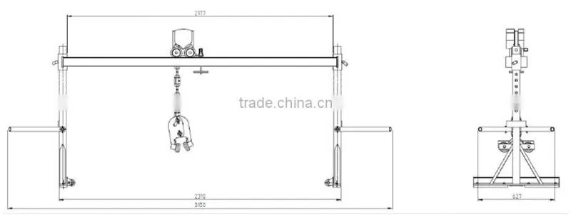 Imported Rail Changer Device for 10kN