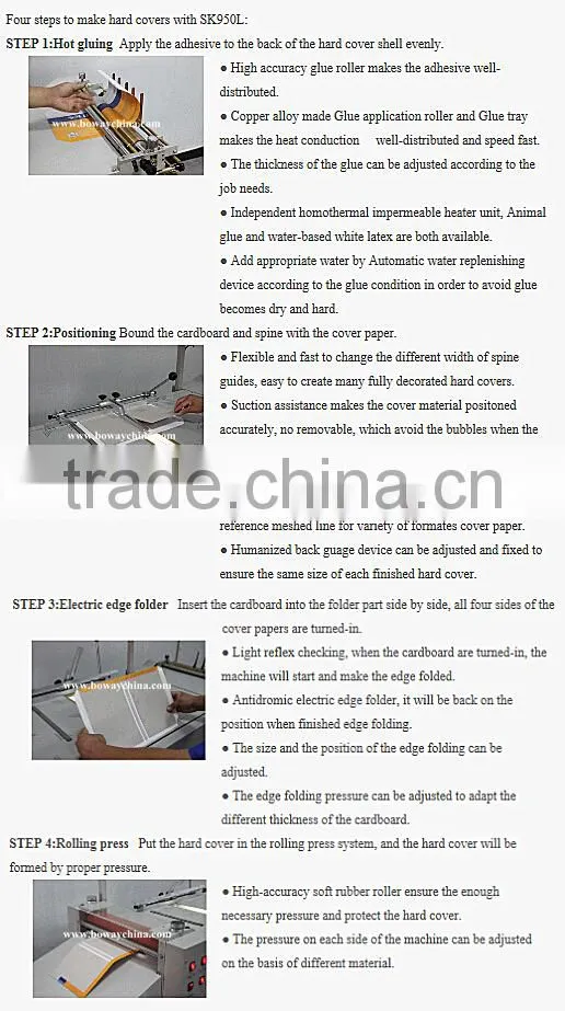 Boway Dropshipping SK-950L Photo Book Album Hard Cover Maker
