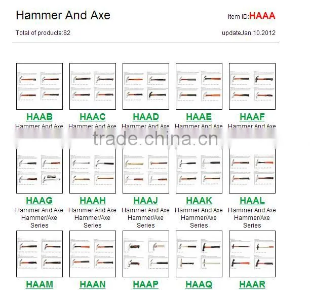 16oz Rubber Hammer Double Face Two Way Mallet Plastic Nylon Head
