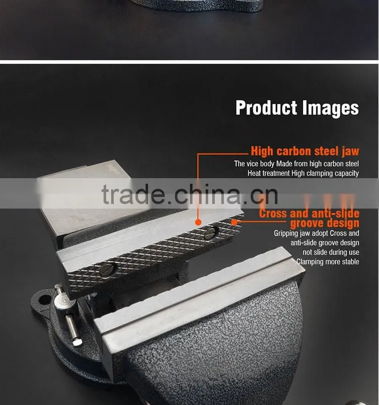 Professional Heavy Duty Alloy Steel Table Vice