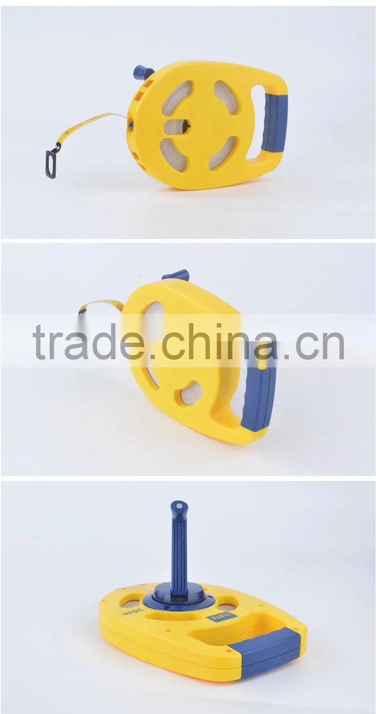 Double Sides Printed ABS Case Fibreglass Long Fabric Tape Measure Open Reel series Fiberglass Long Machinist Tape Measure